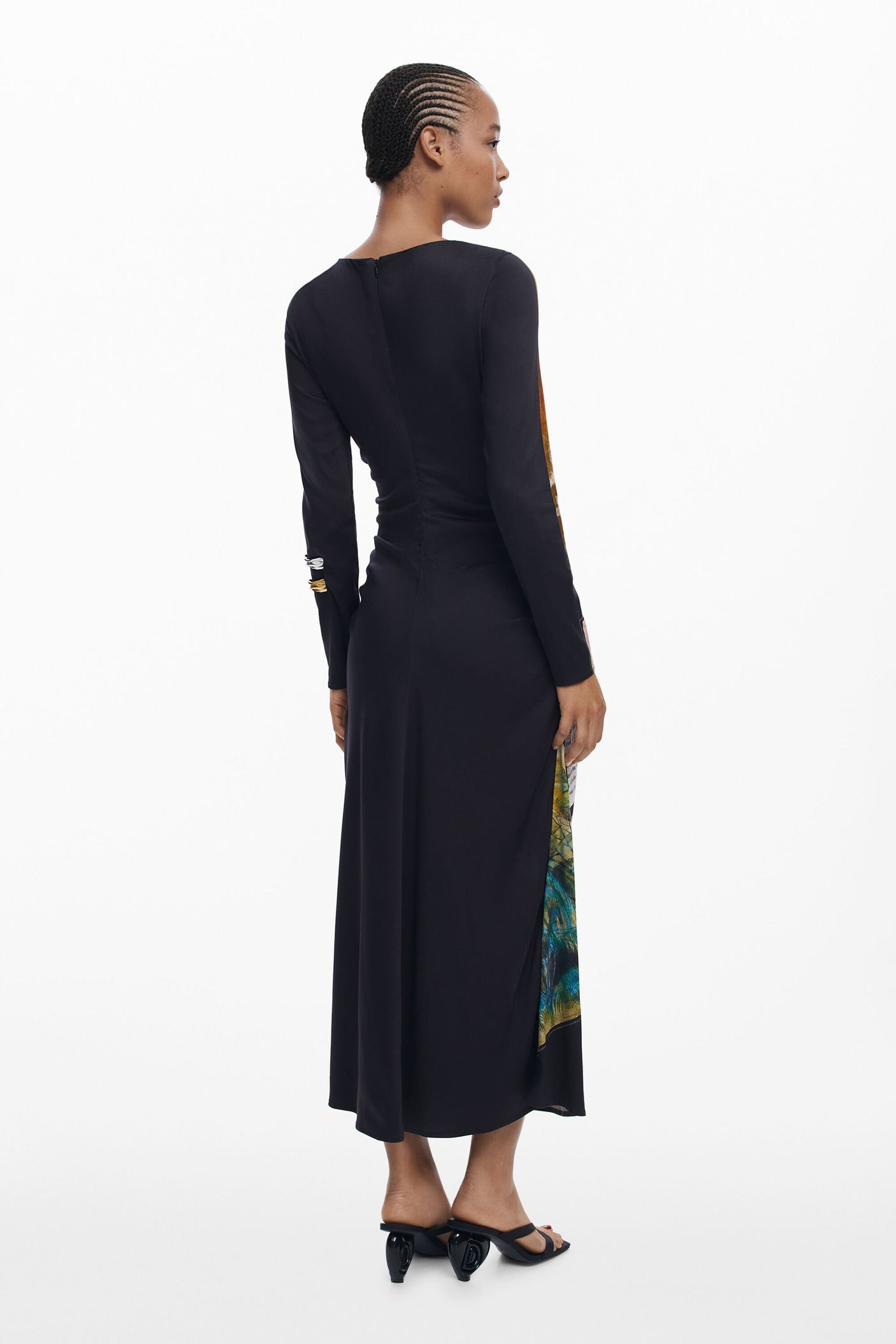 Desigual - Collage asymmetrical dress