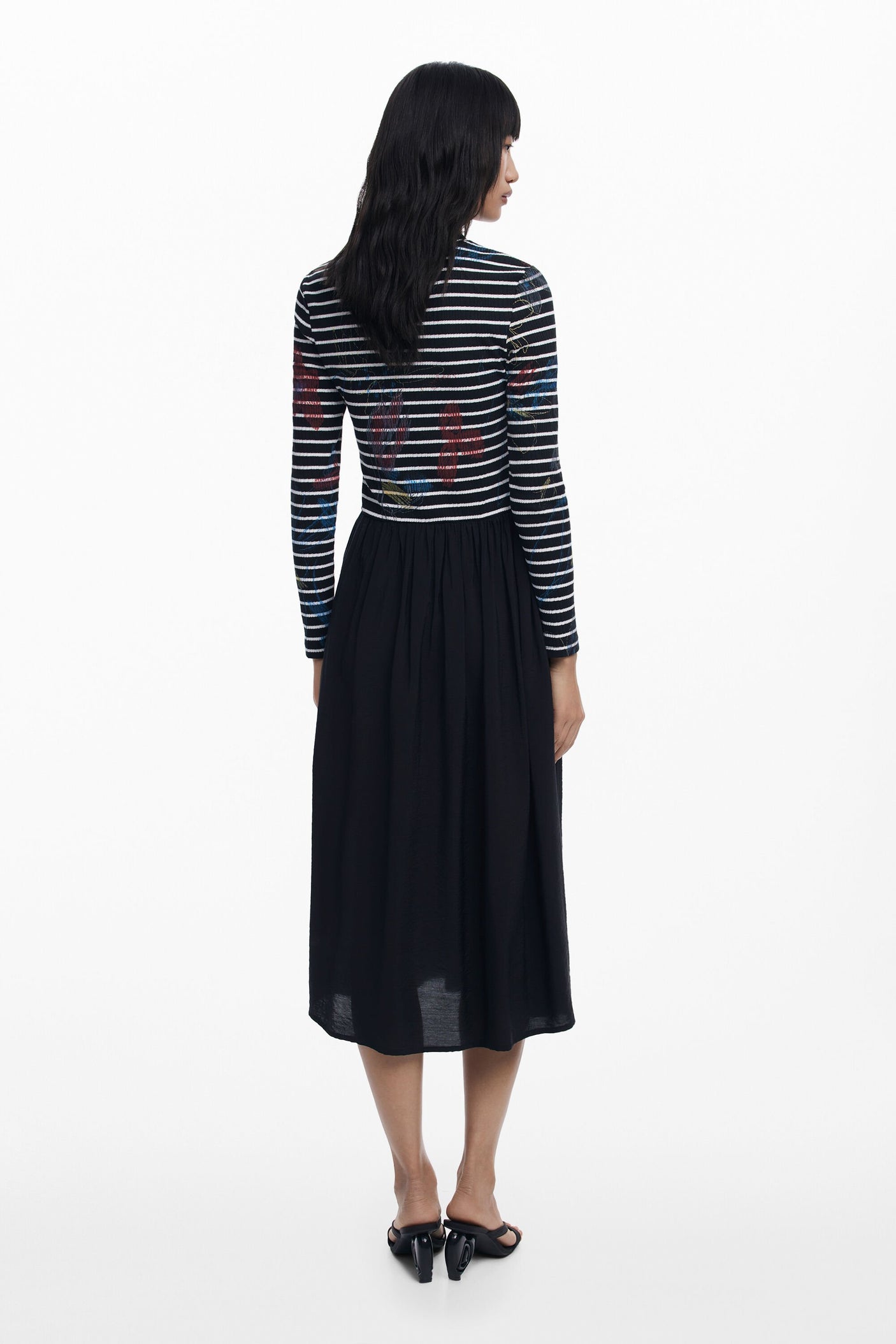 Desigual - Striped combined dress
