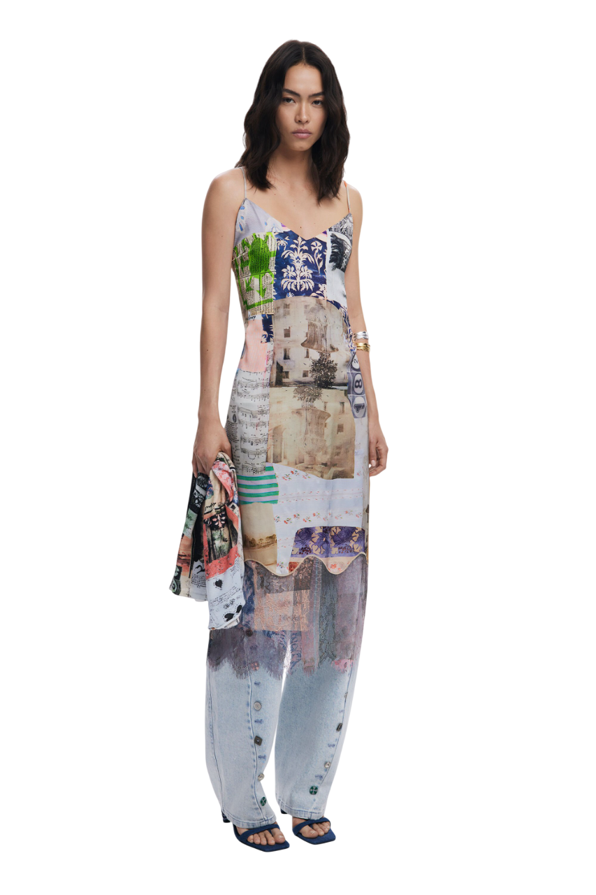Desigual - Collage Dress 2 in 1