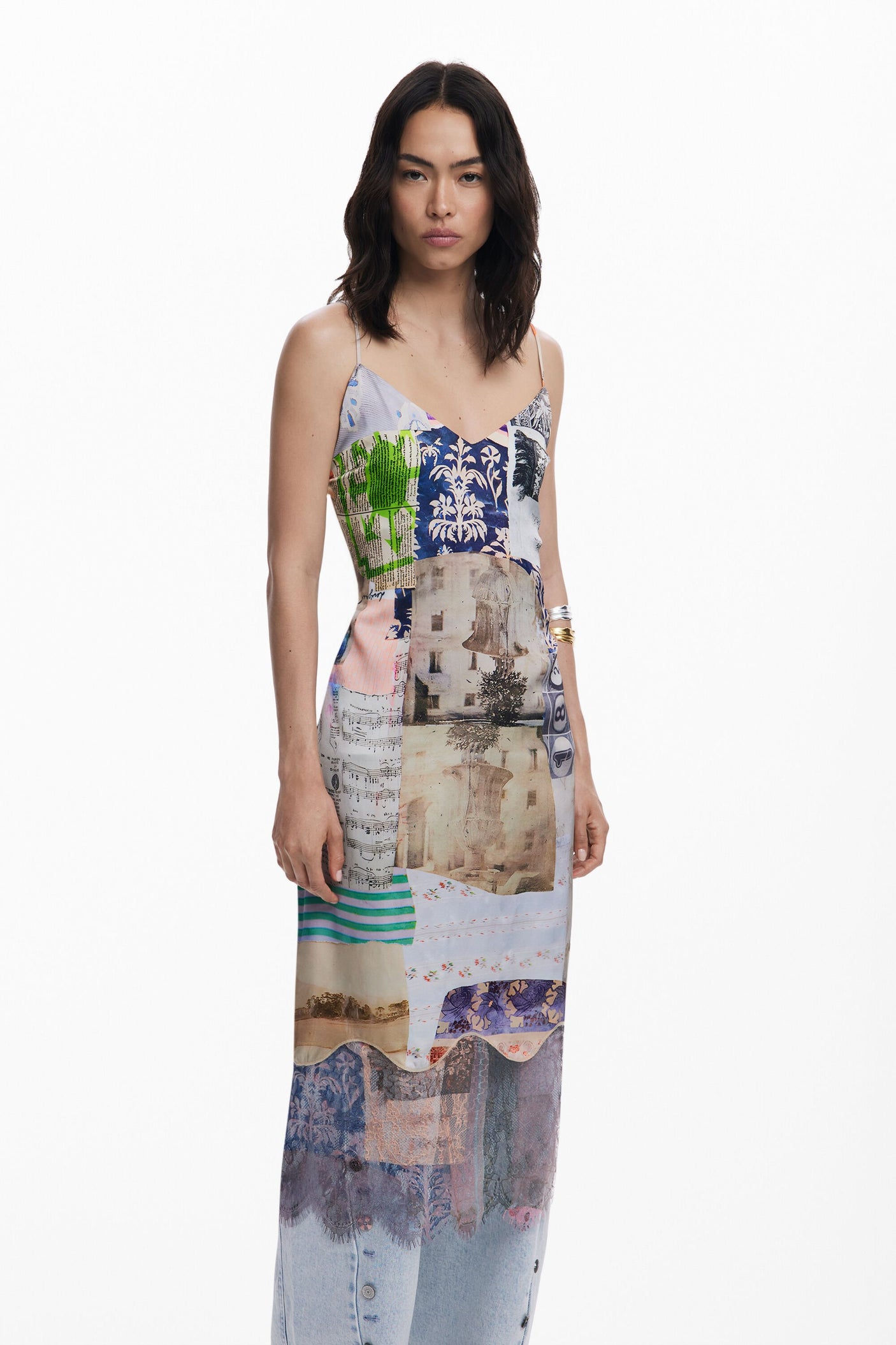 Desigual - Collage Dress 2 in 1