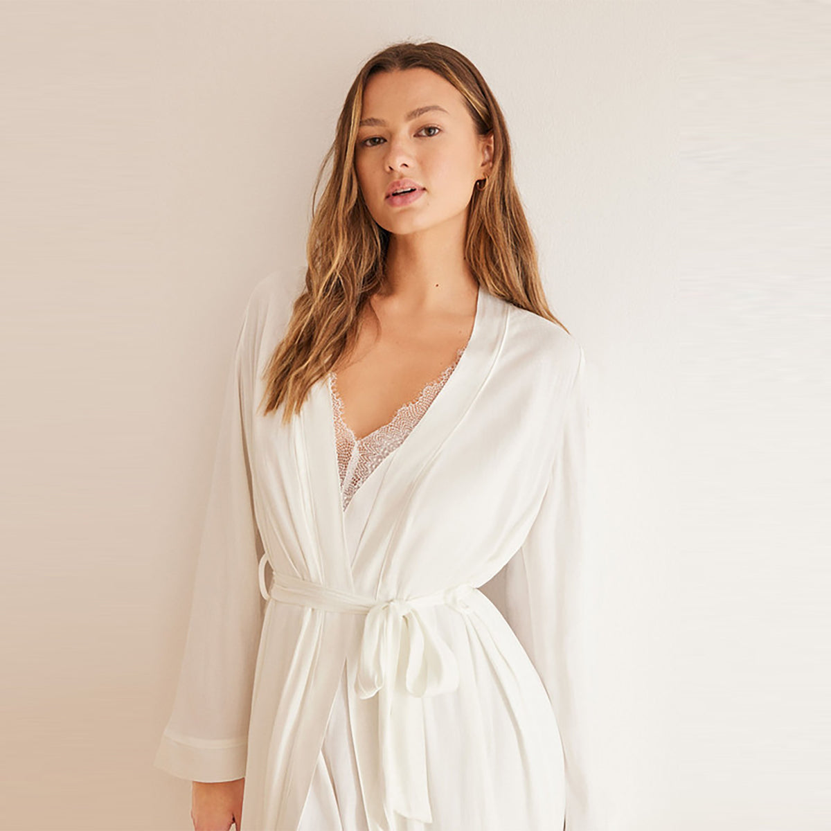 Women Secret - Long satin robe - Sold by FIG