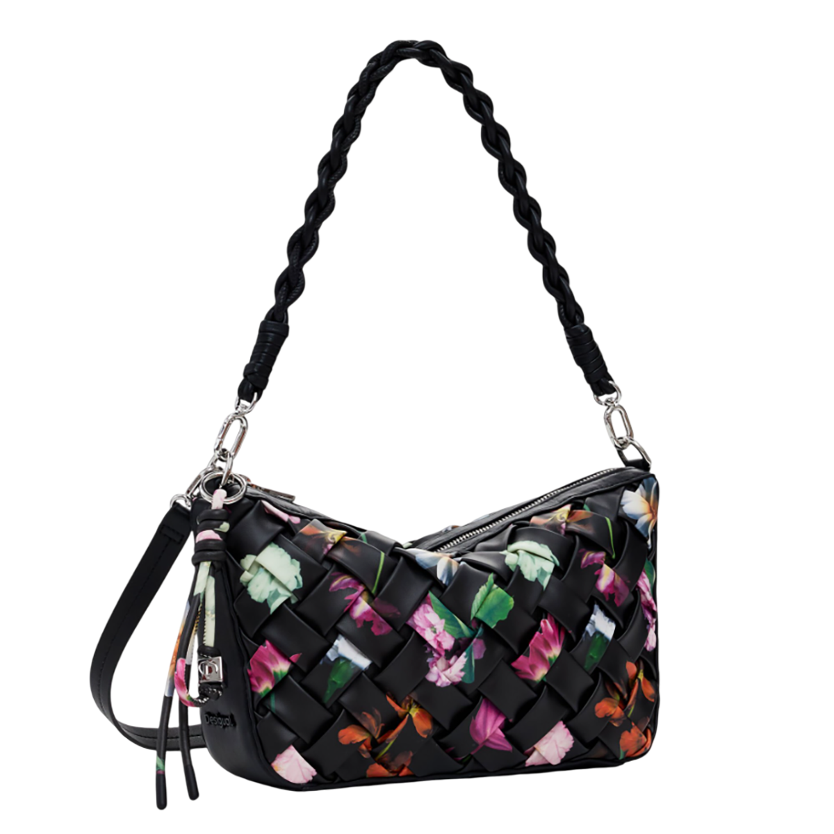 Desigual - Small braided floral bag - Sold by FIG