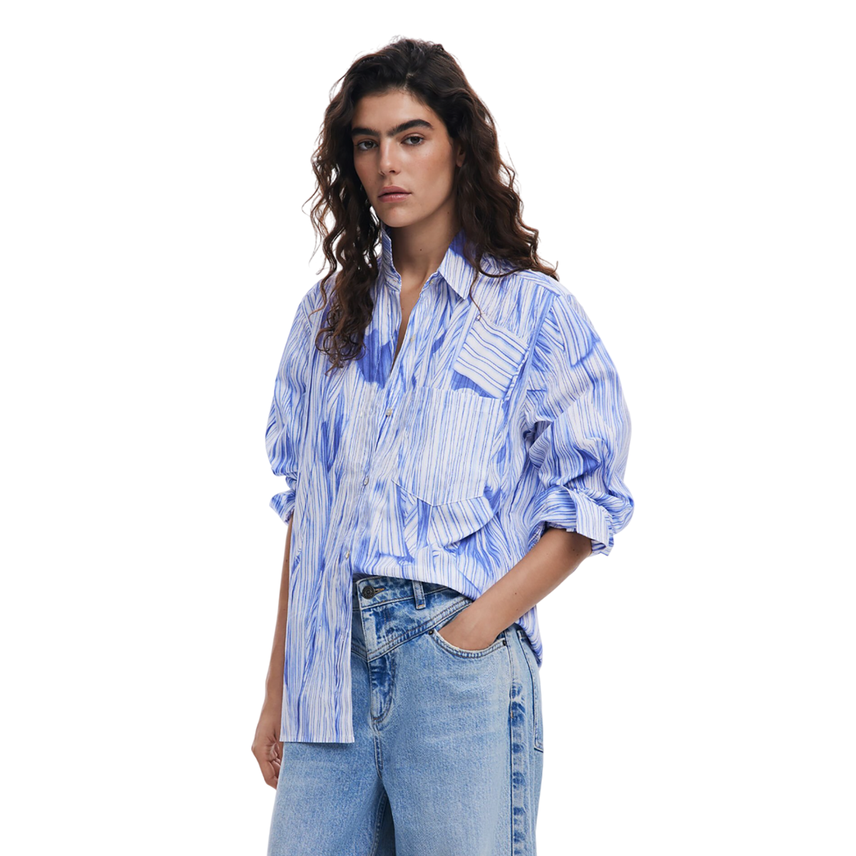Desigual - Arty oversized shirt - Sold by FIG