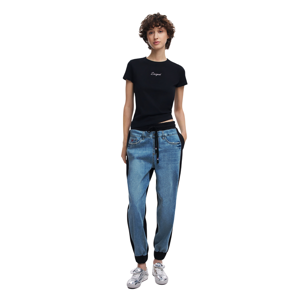 Desigual - Contrast jogger jeans - Sold by FIG