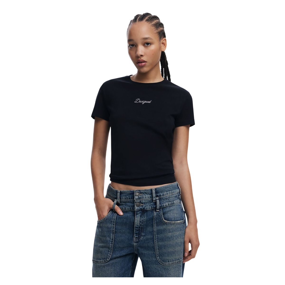 ديسيجوال - تيشيرت بشعار ثلاثي الأبعاد - بيعت من قبل اف اي جي