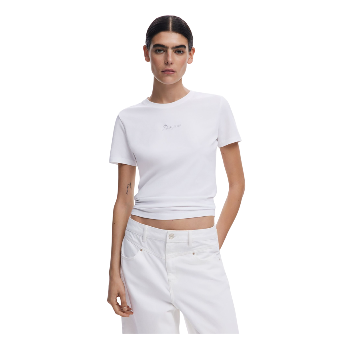 ديسيجوال - تيشيرت بشعار ثلاثي الأبعاد - بيعت من قبل اف اي جي