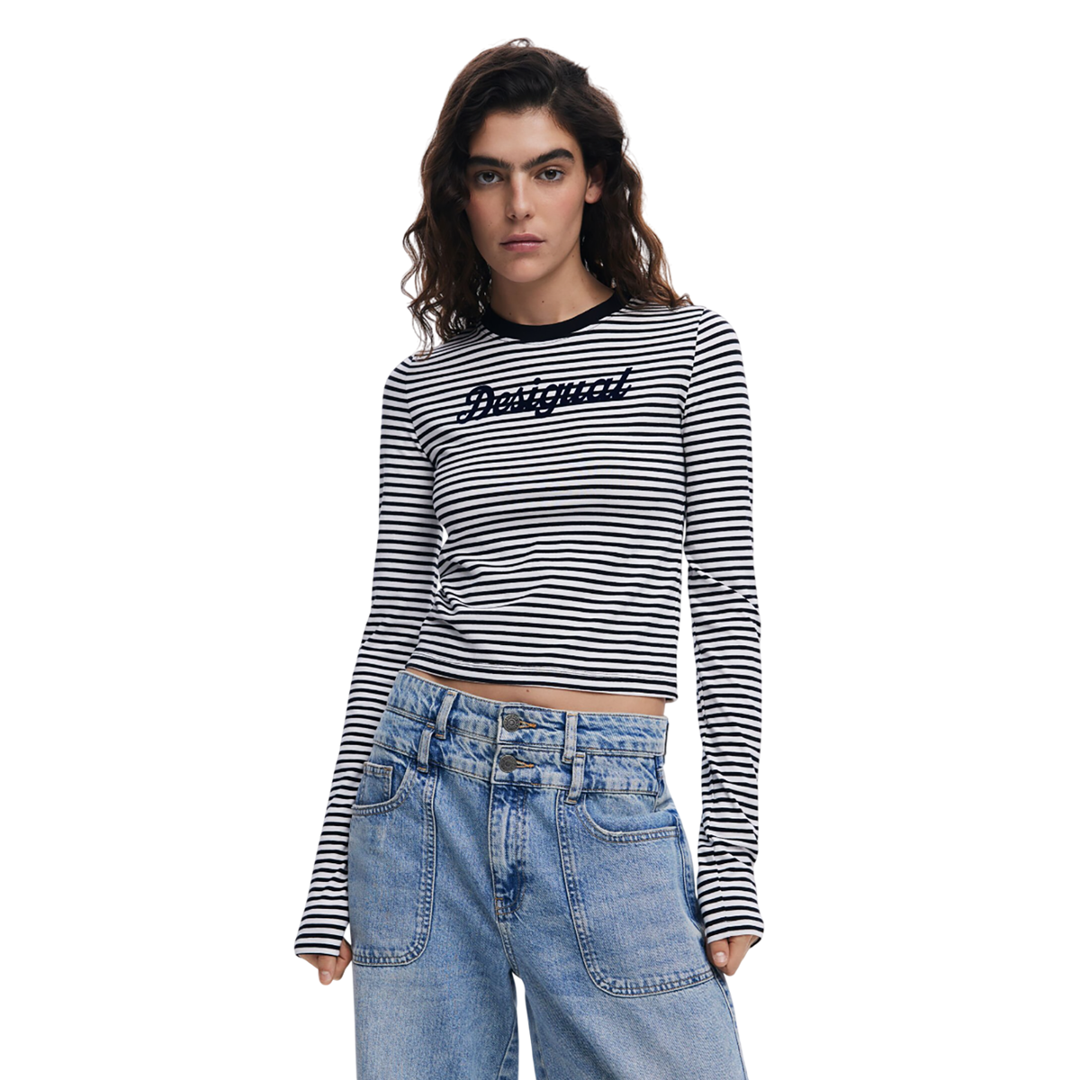 ديسيجوال - تيشيرت بخطوط أفقية - بيعت من قبل اف اي جي