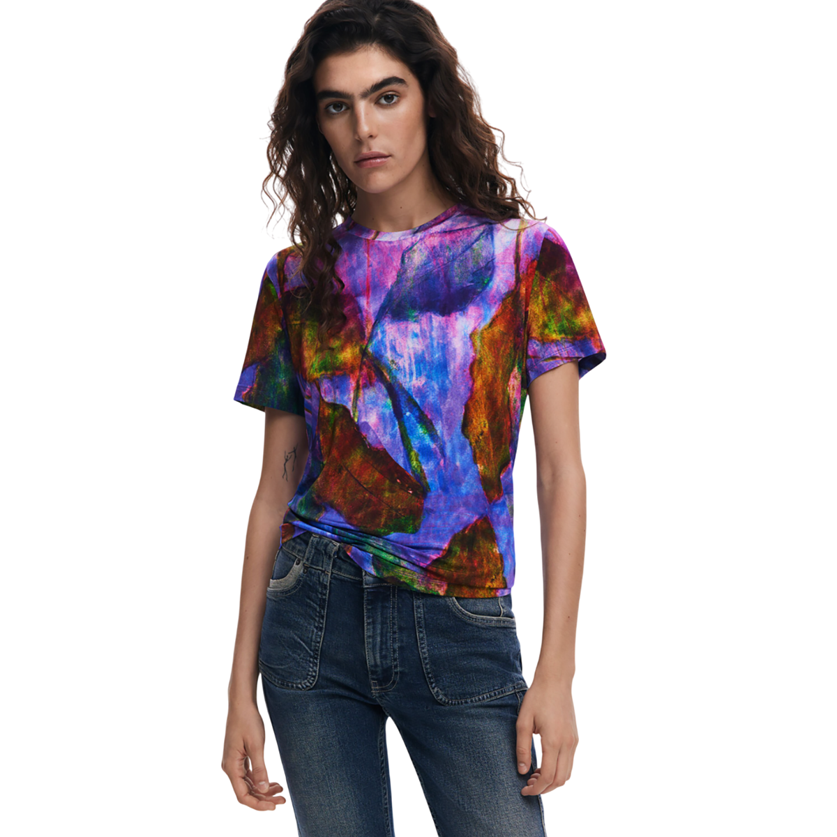 ديسيجوال - تي شيرت أوراق الشجر - بيعت من قبل اف اي جي