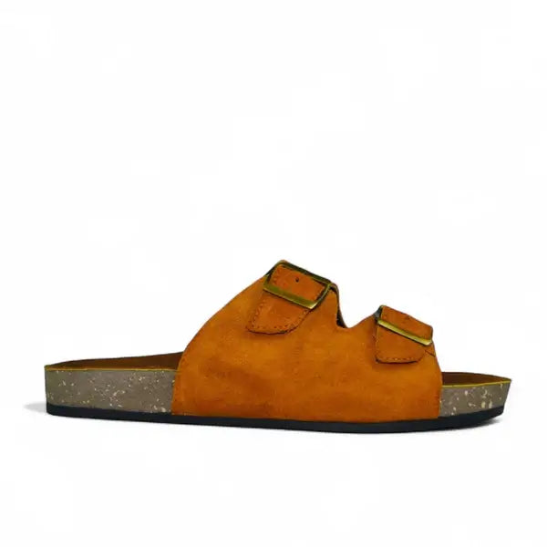 Leazus - Leather SnapDue Sandal - Havana