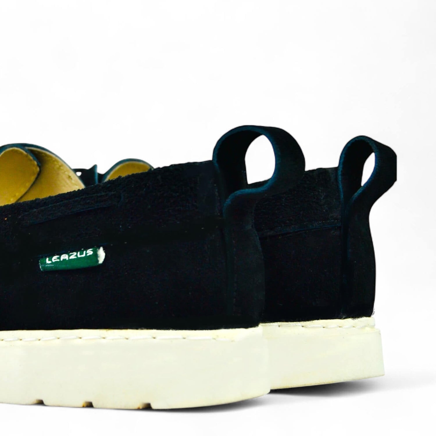 Leazus - Leather Boat Shoes - S-Black