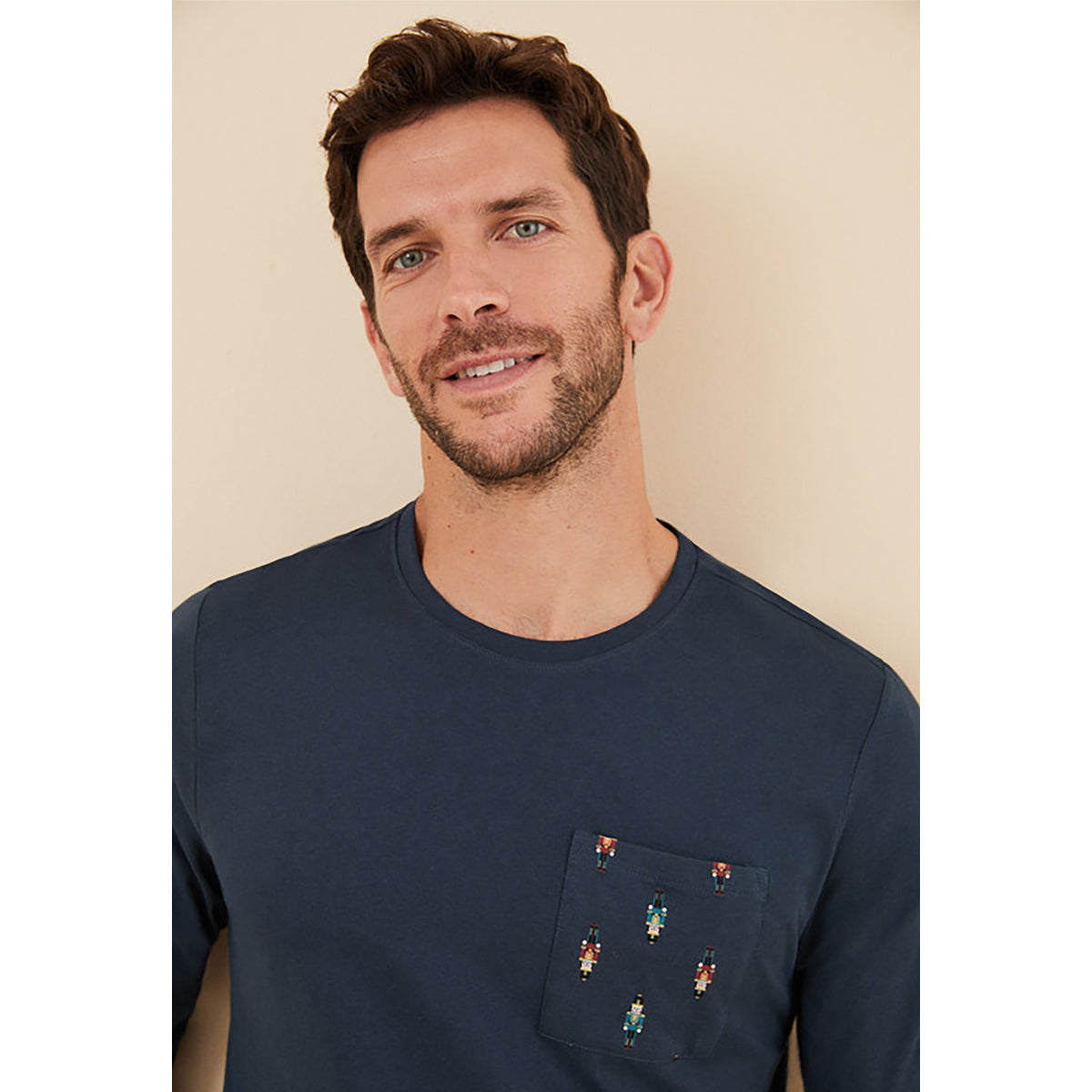 Women Secret - long men's pajamas with Nutcracker pattern - Sold by FIG