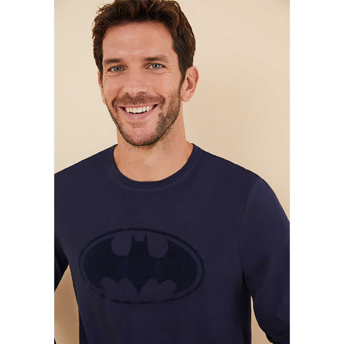 Women Secret - Batman-patterned, long, men's pajamas - Sold by FIG