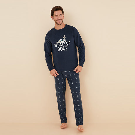 Women Secret - long fleece men's pajamas - Sold by FIG