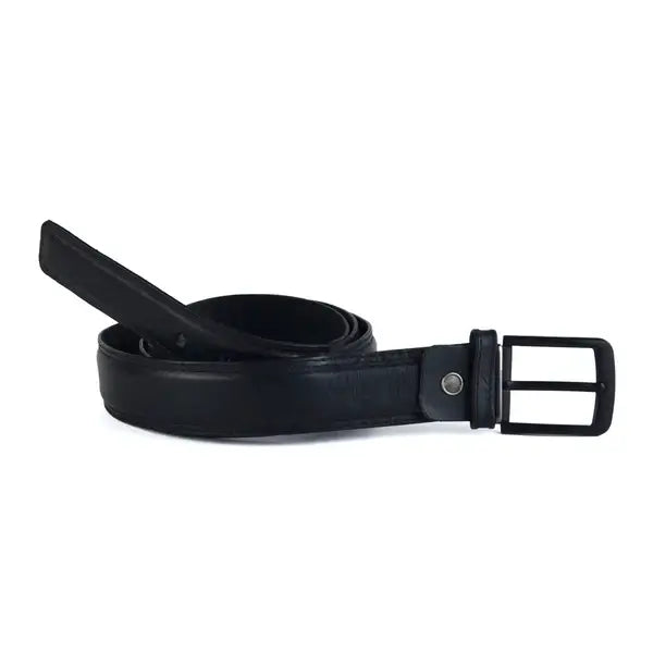 Leazus - Leather Semi formal belt - 2B-11 BLACK