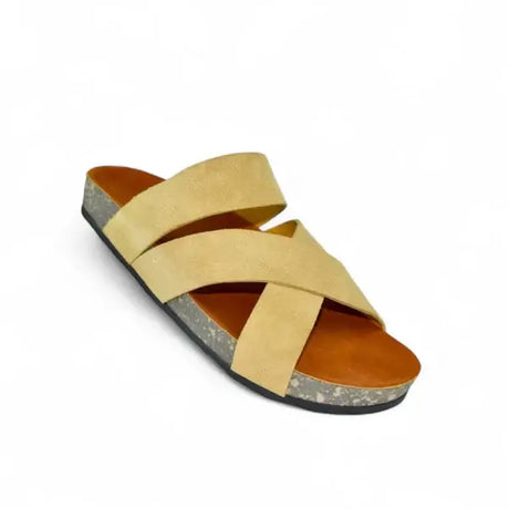 Leazus - Leather SnapXtra Sandal - Beige