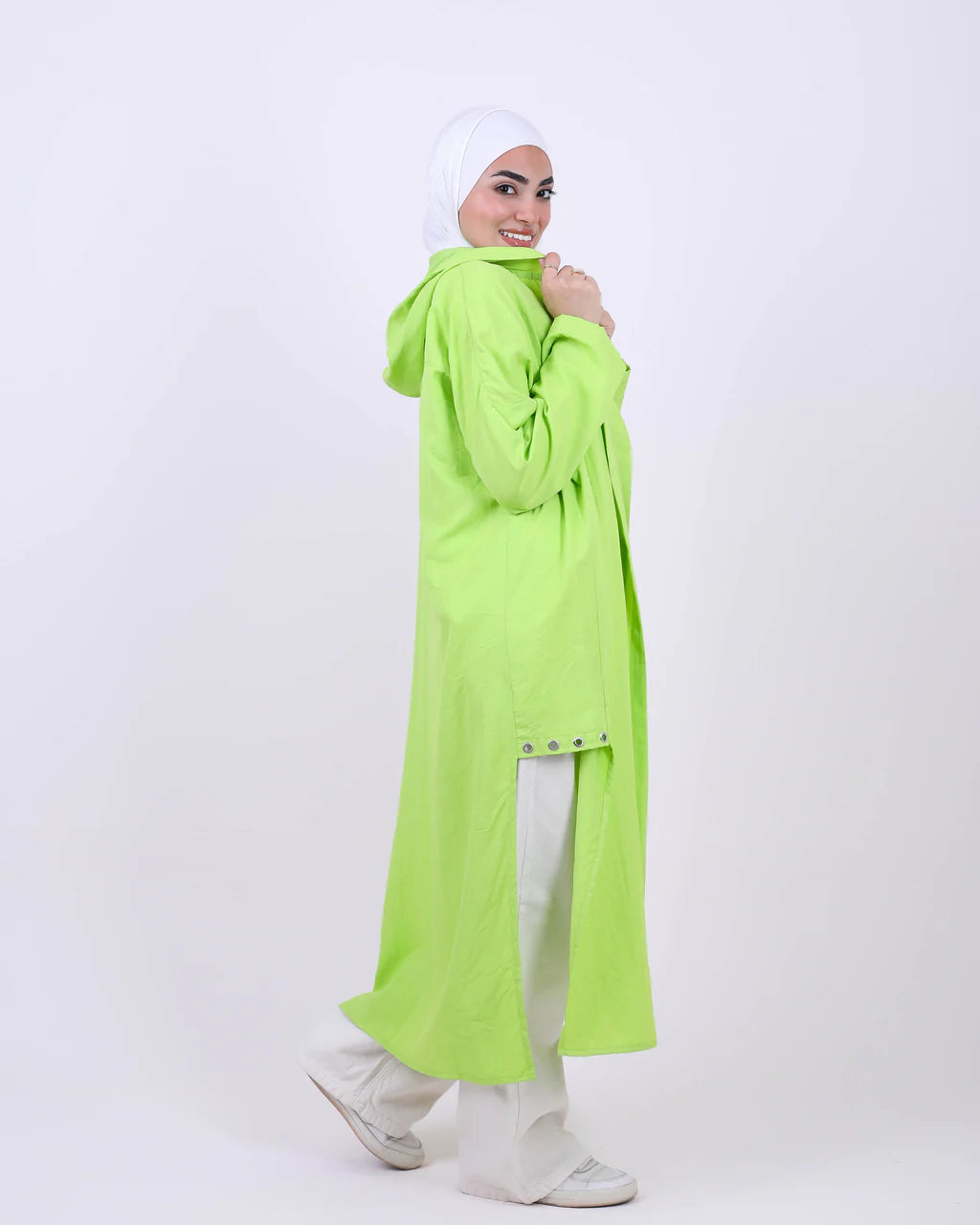 Just for Women - Printed satin dress