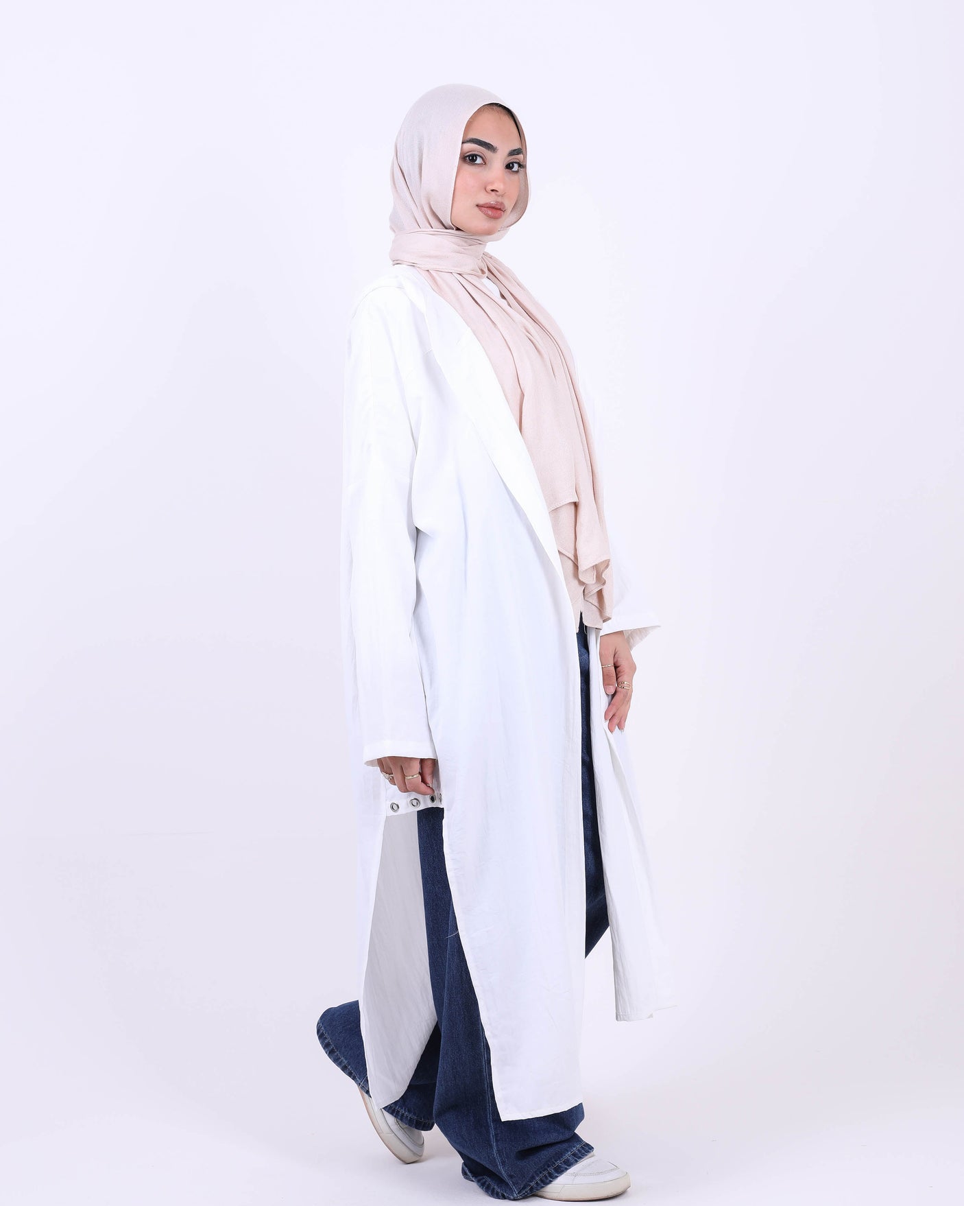 Just for Women - Printed satin dress