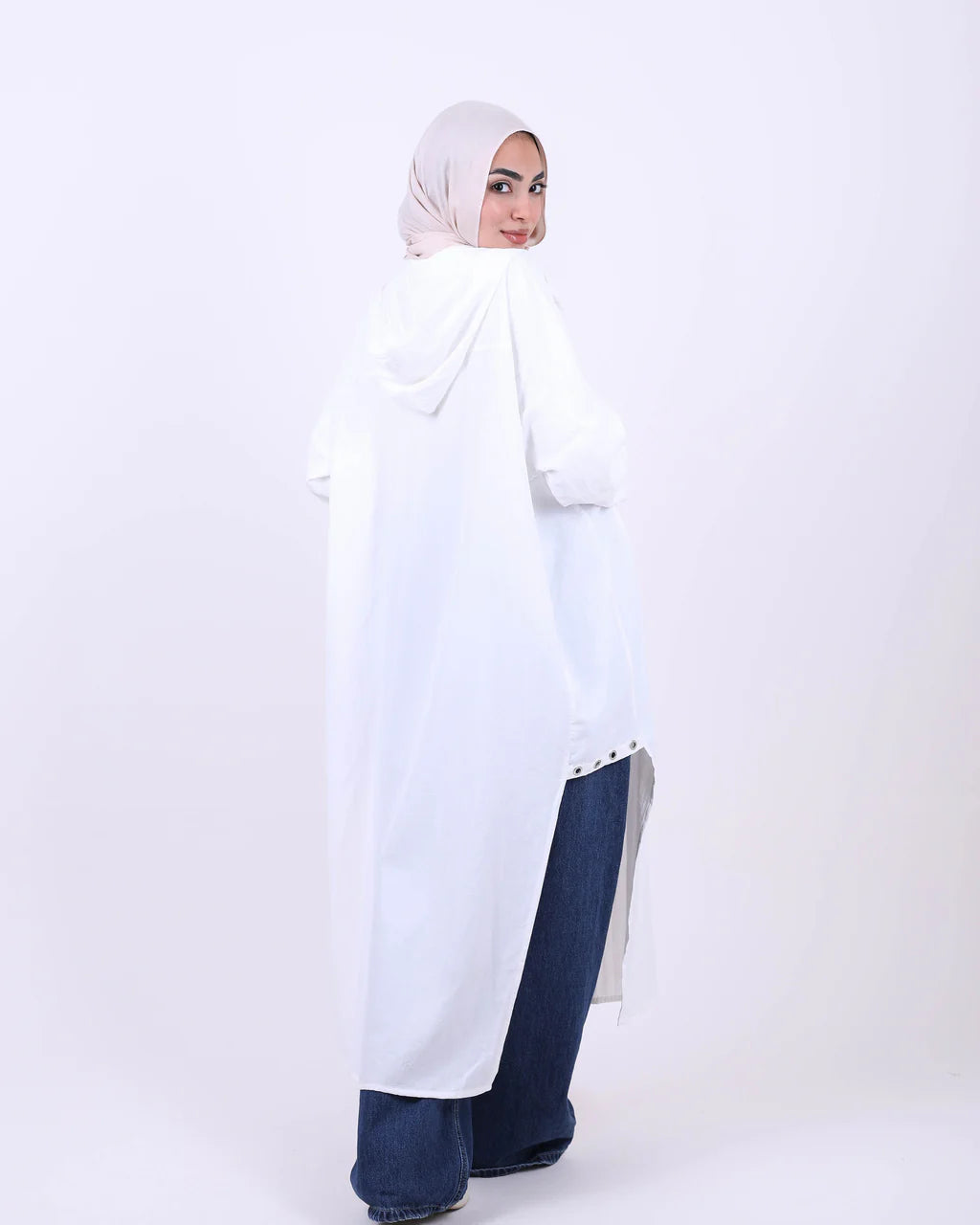 Just for Women - Printed satin dress