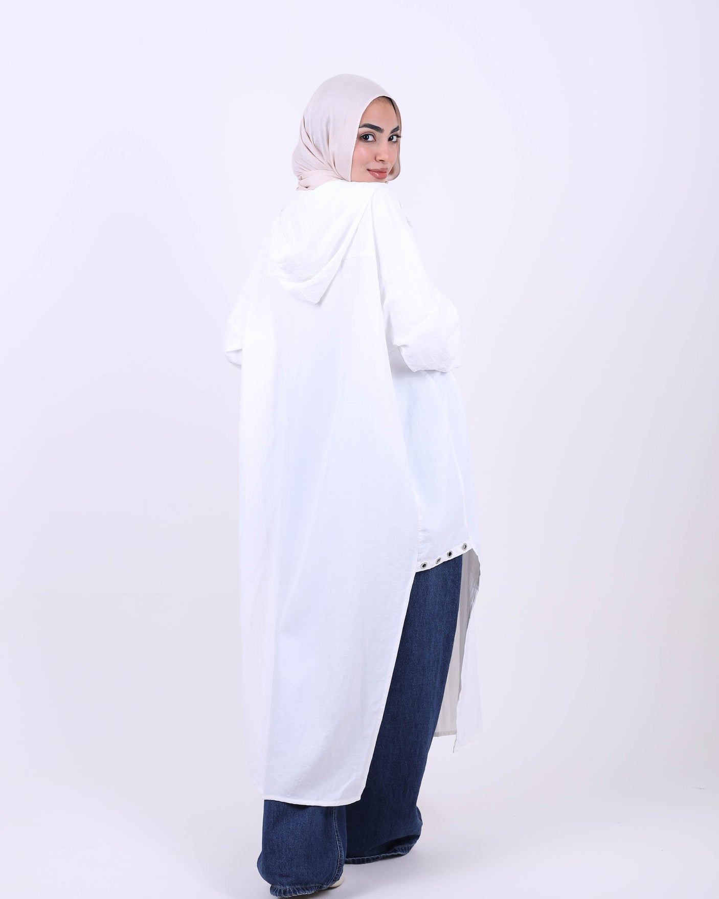 Just for Women - Printed satin dress