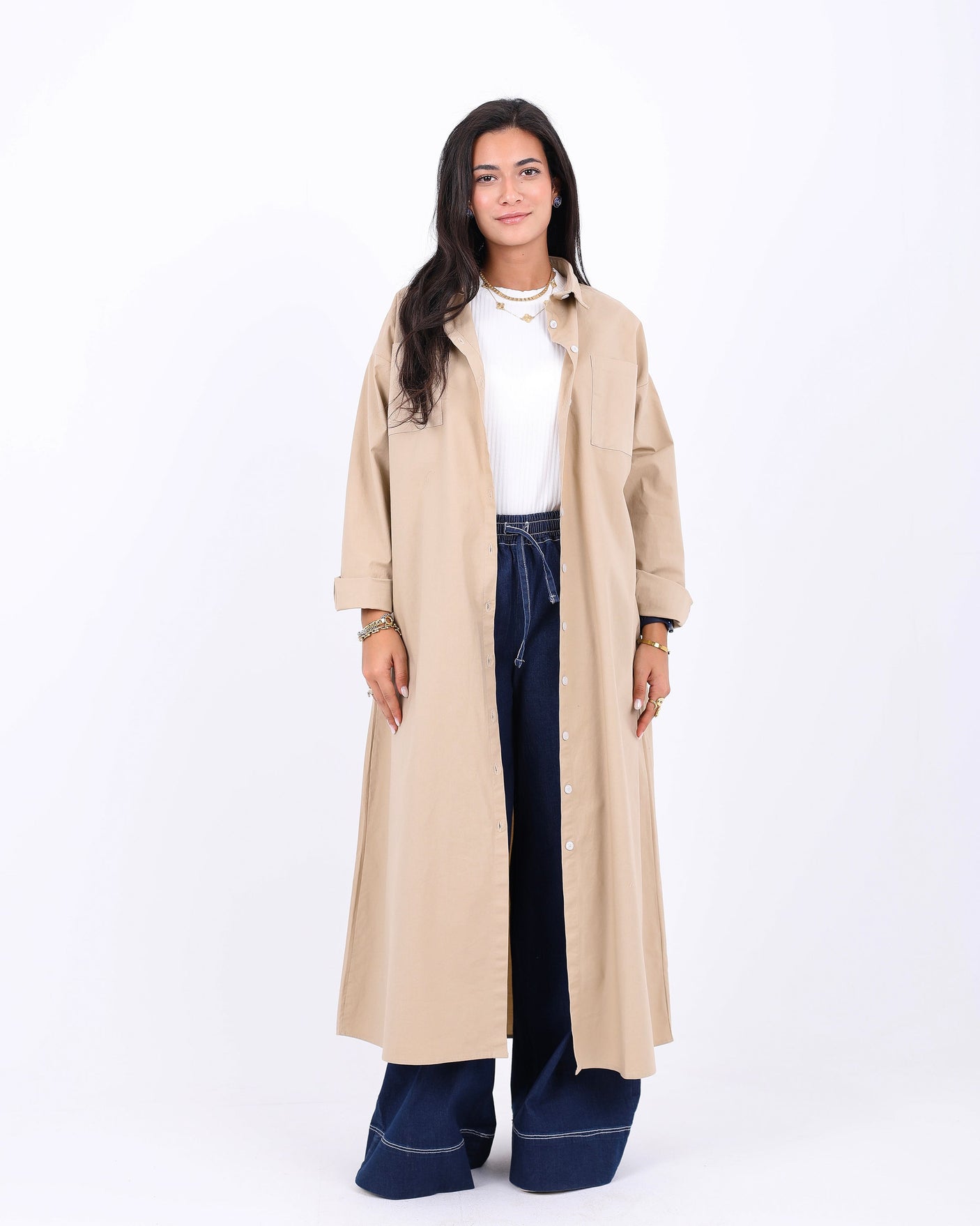 Just for Women - Gabardine Dress Shirt