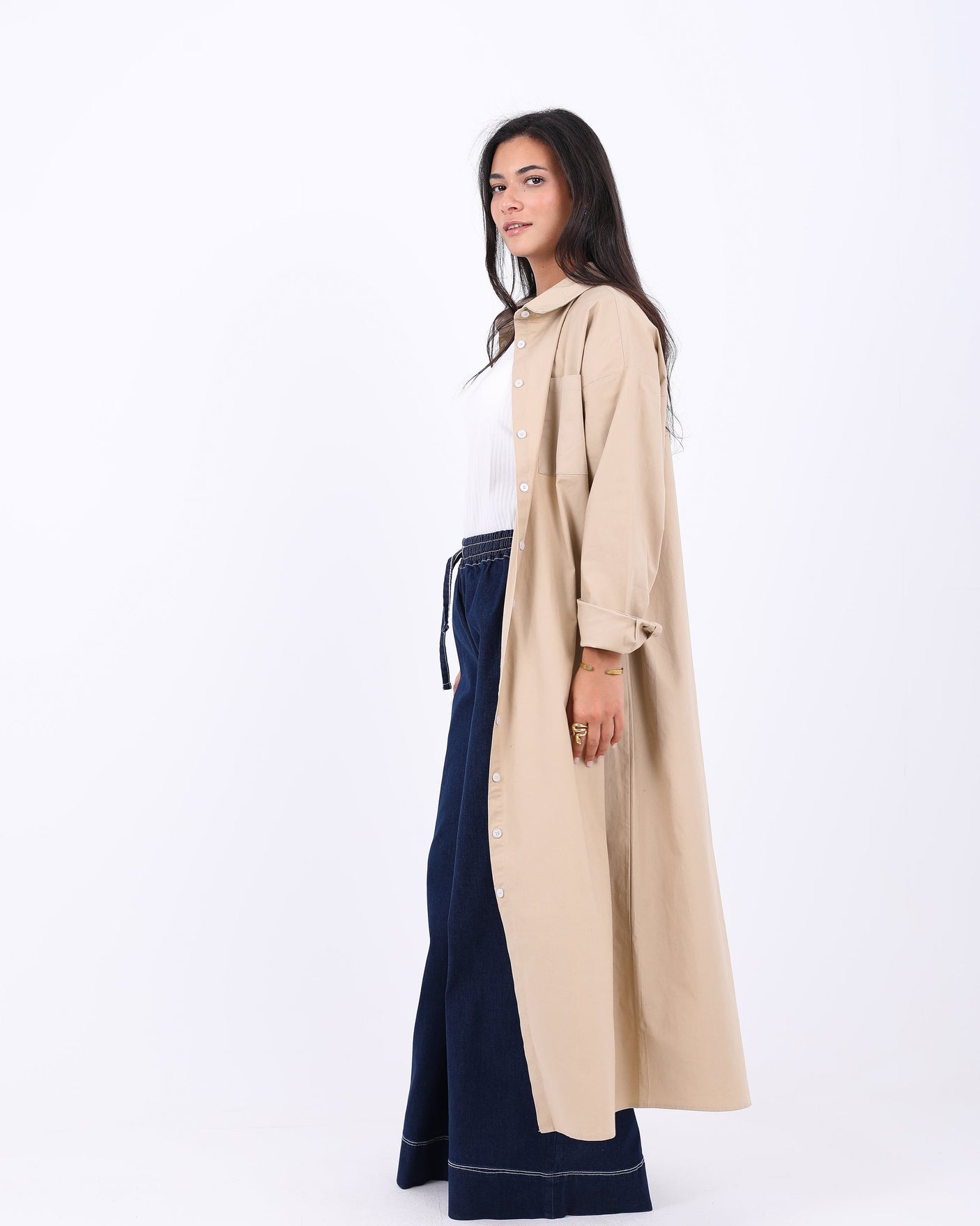 Just for Women - Gabardine Dress Shirt