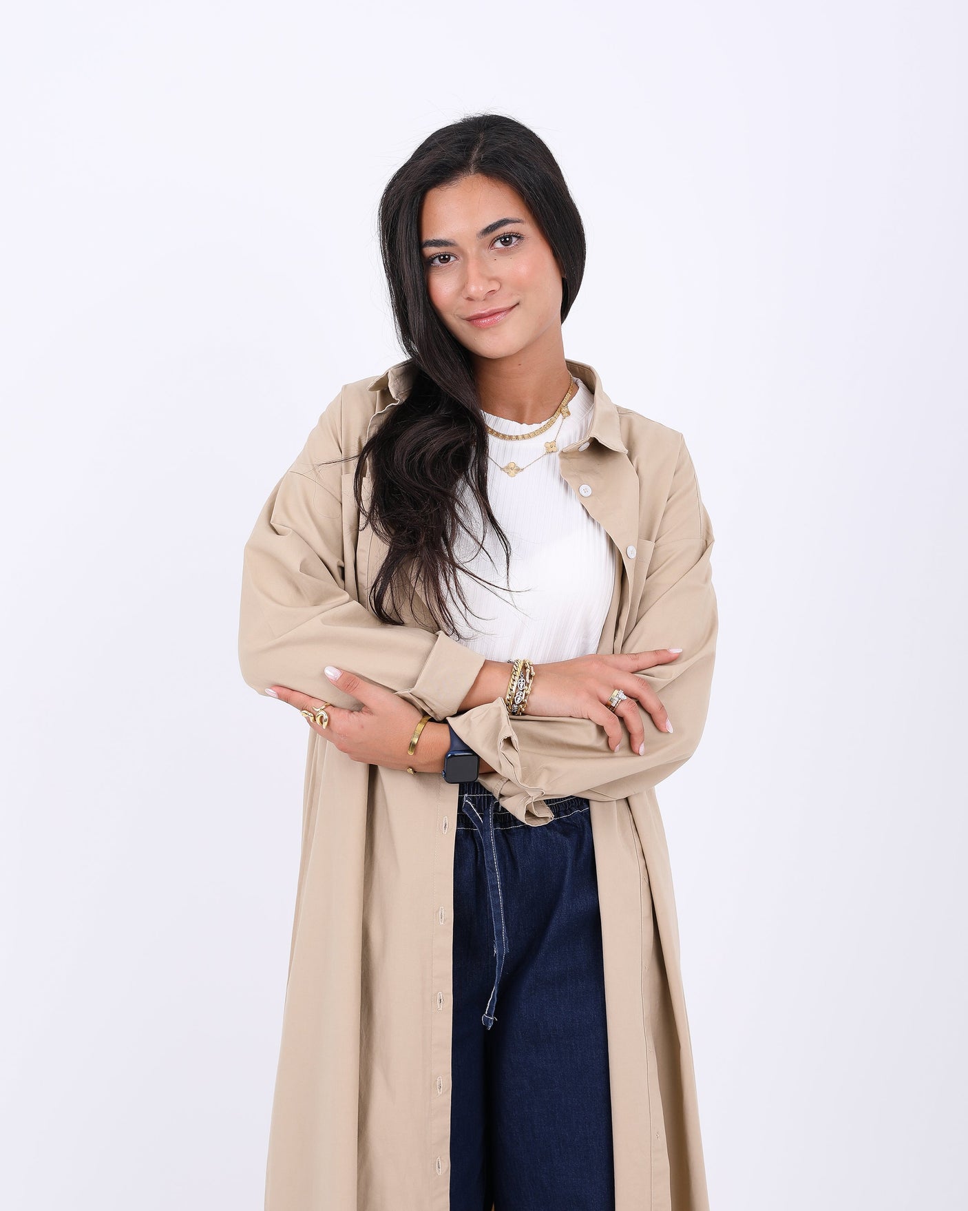 Just for Women - Gabardine Dress Shirt