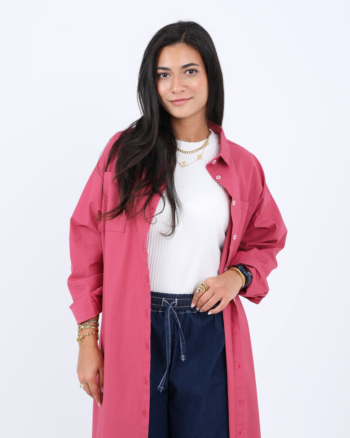 Just for Women - Gabardine Dress Shirt