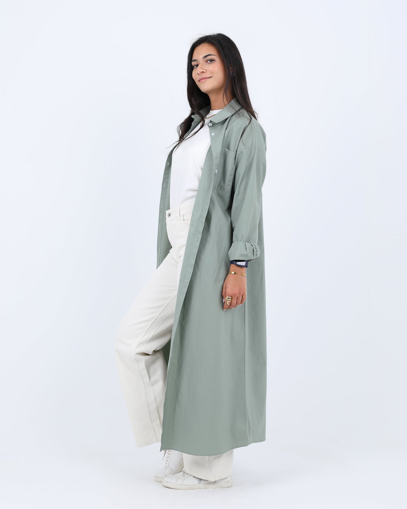 Just for Women - Gabardine Dress Shirt