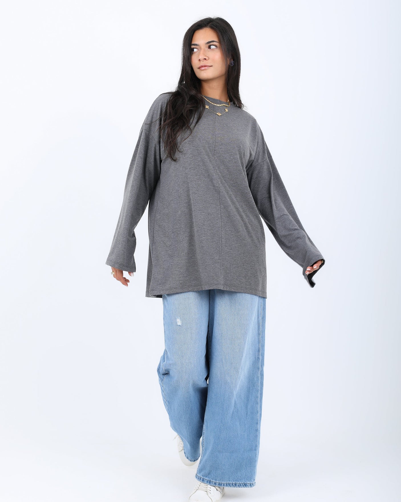 Just for Women - Long Sleeves Basic Shirt