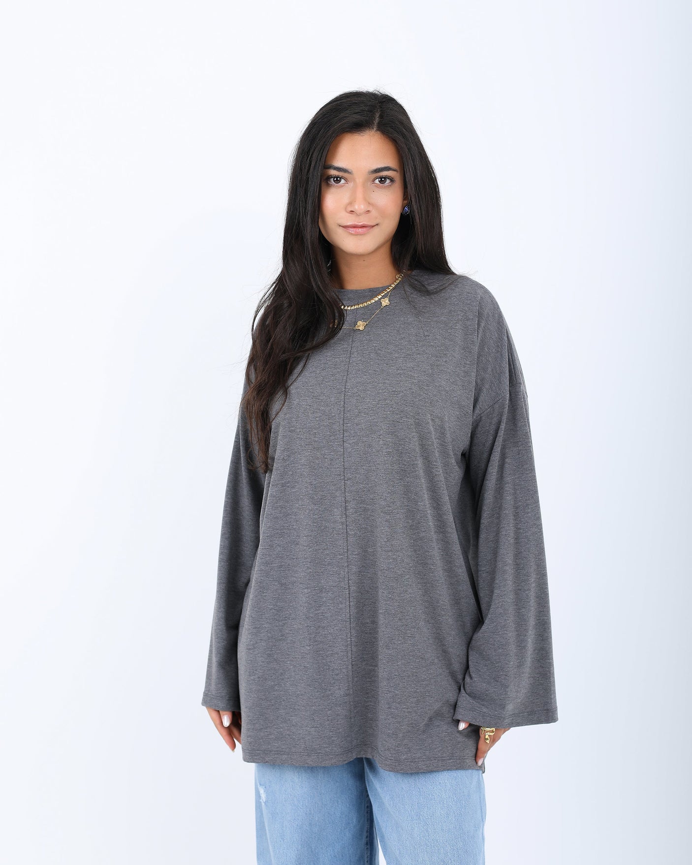 Just for Women - Long Sleeves Basic Shirt