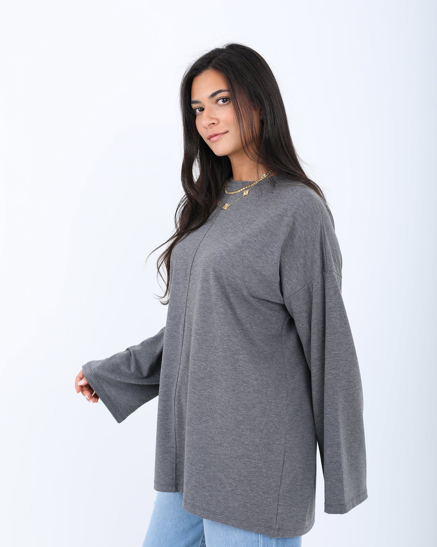 Just for Women - Long Sleeves Basic Shirt