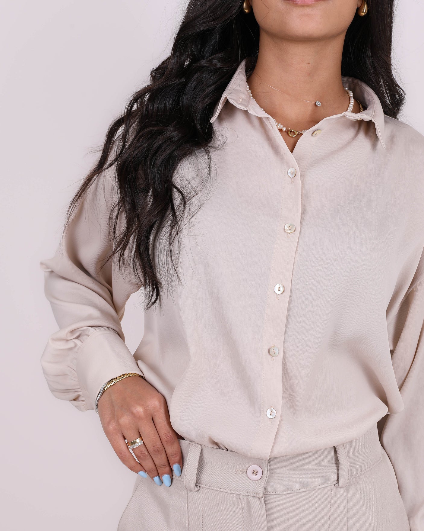 Just for Women - Satin shirt