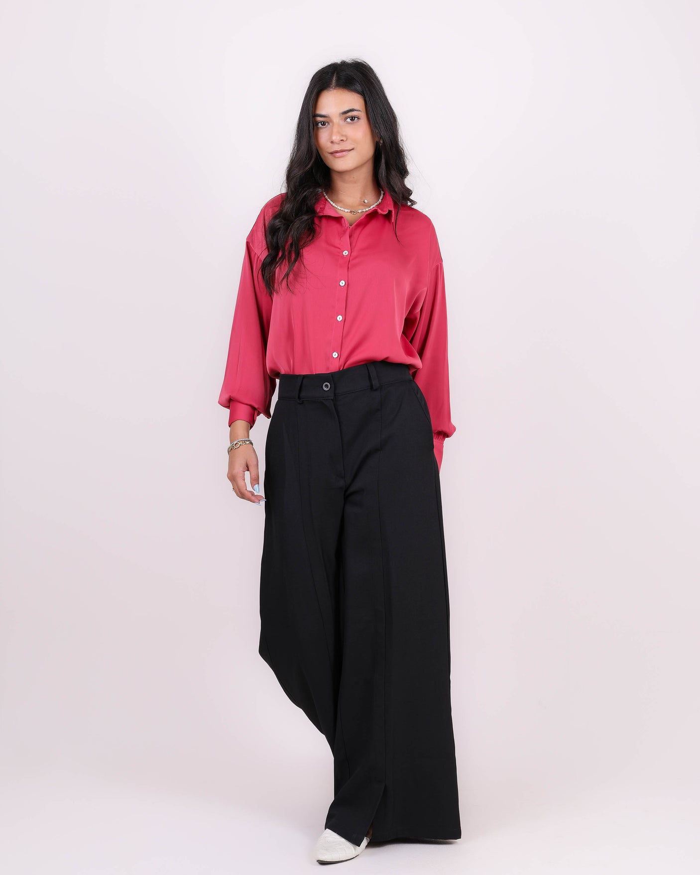 Just for Women - Satin shirt