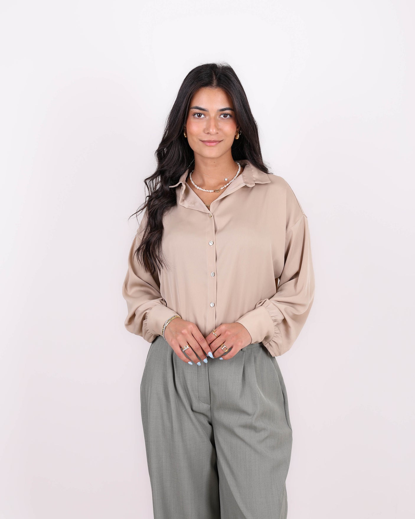 Just for Women - Satin shirt