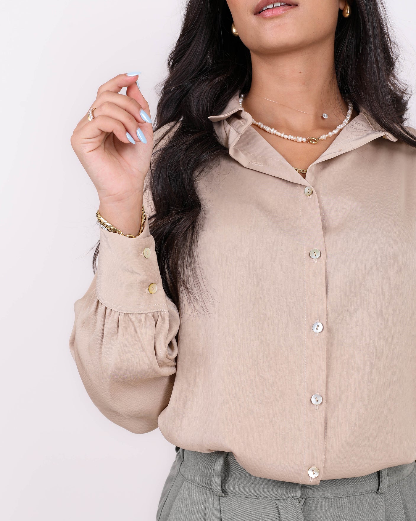 Just for Women - Satin shirt