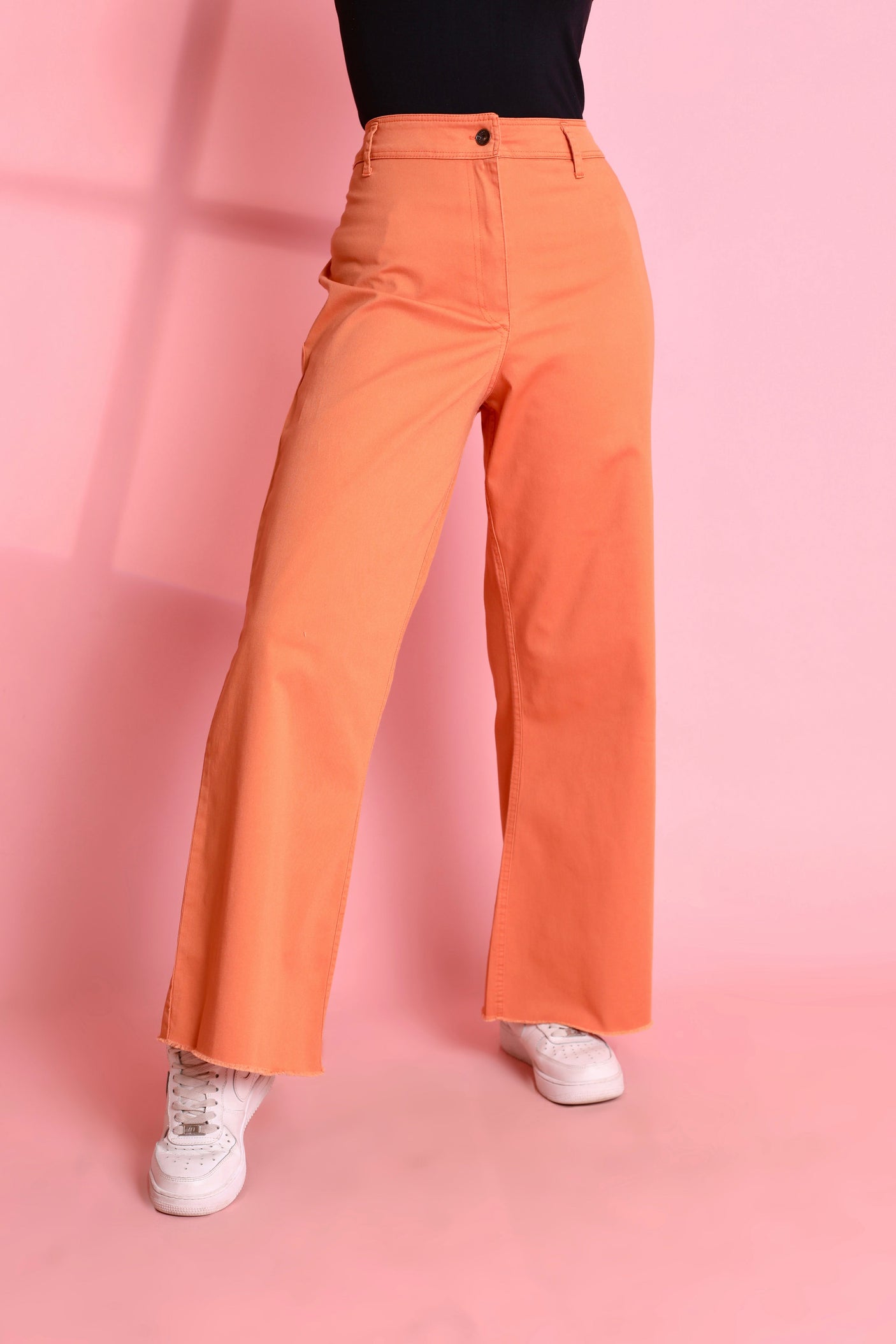Just for Women - Wide Leg Gabardine Pants
