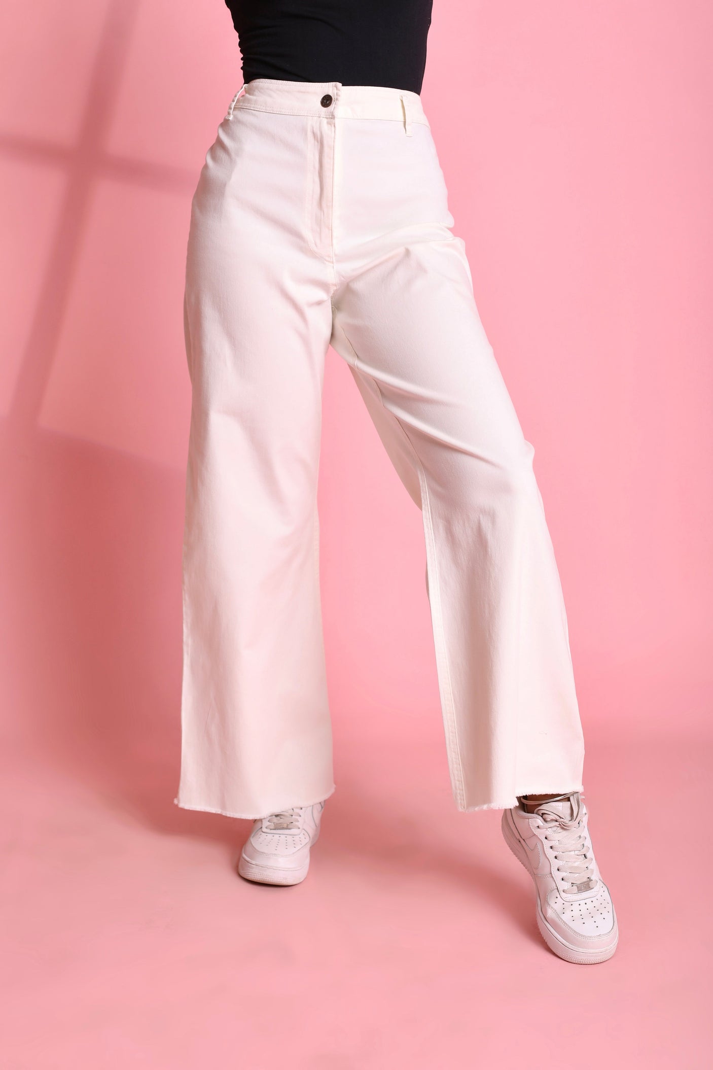 Just for Women - Wide Leg Gabardine Pants