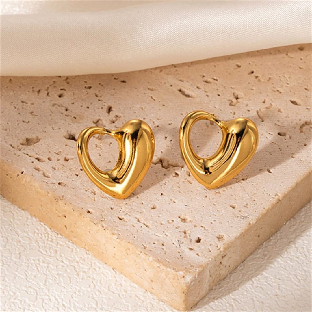 Heart-Shaped Earrings