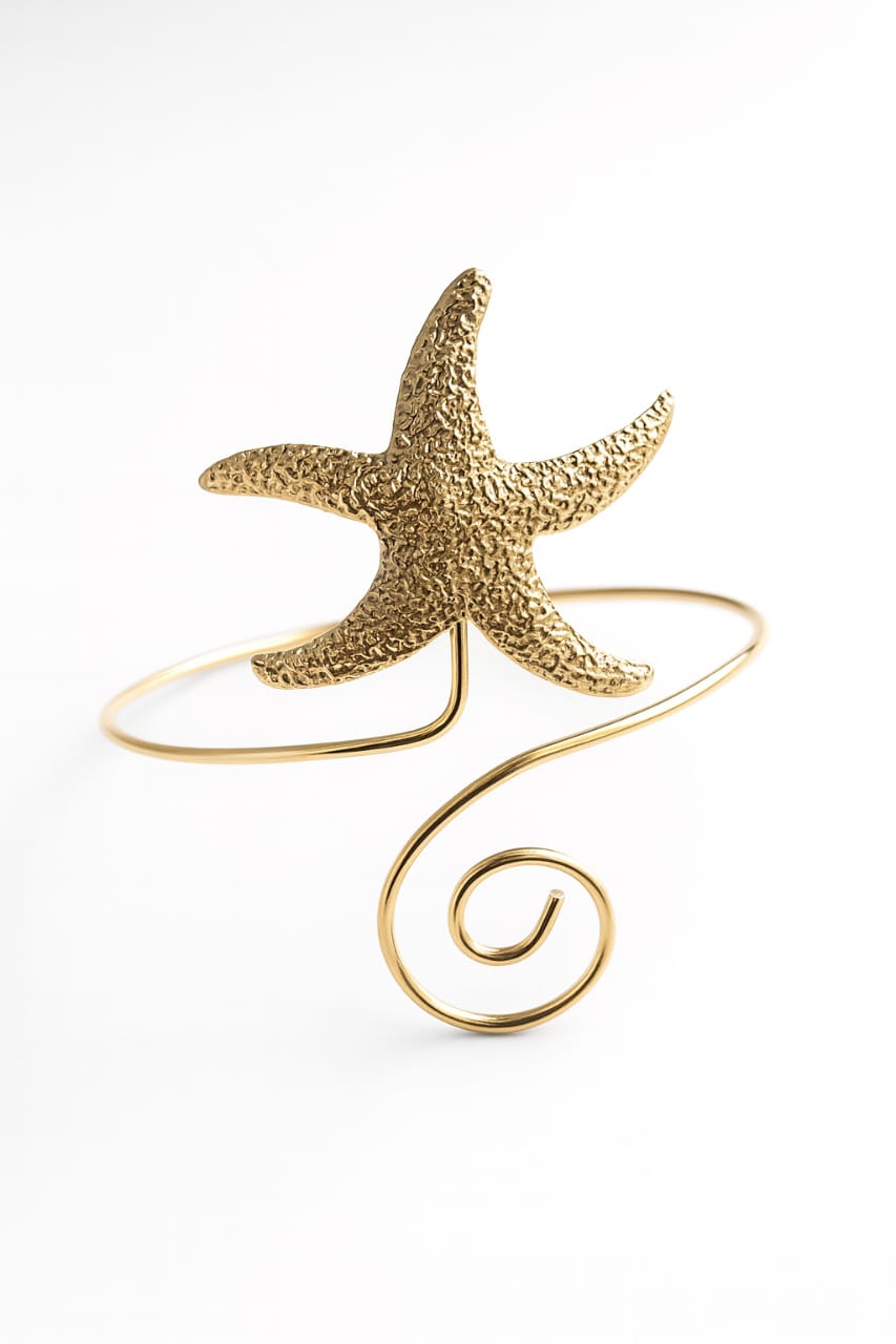 Elegant Starfish Arm Cuff Bracelet