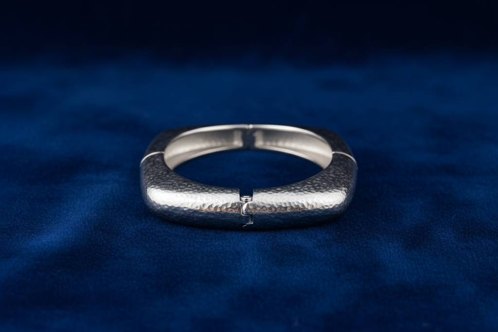 Elegant Plated Metal Cuff Bracelet