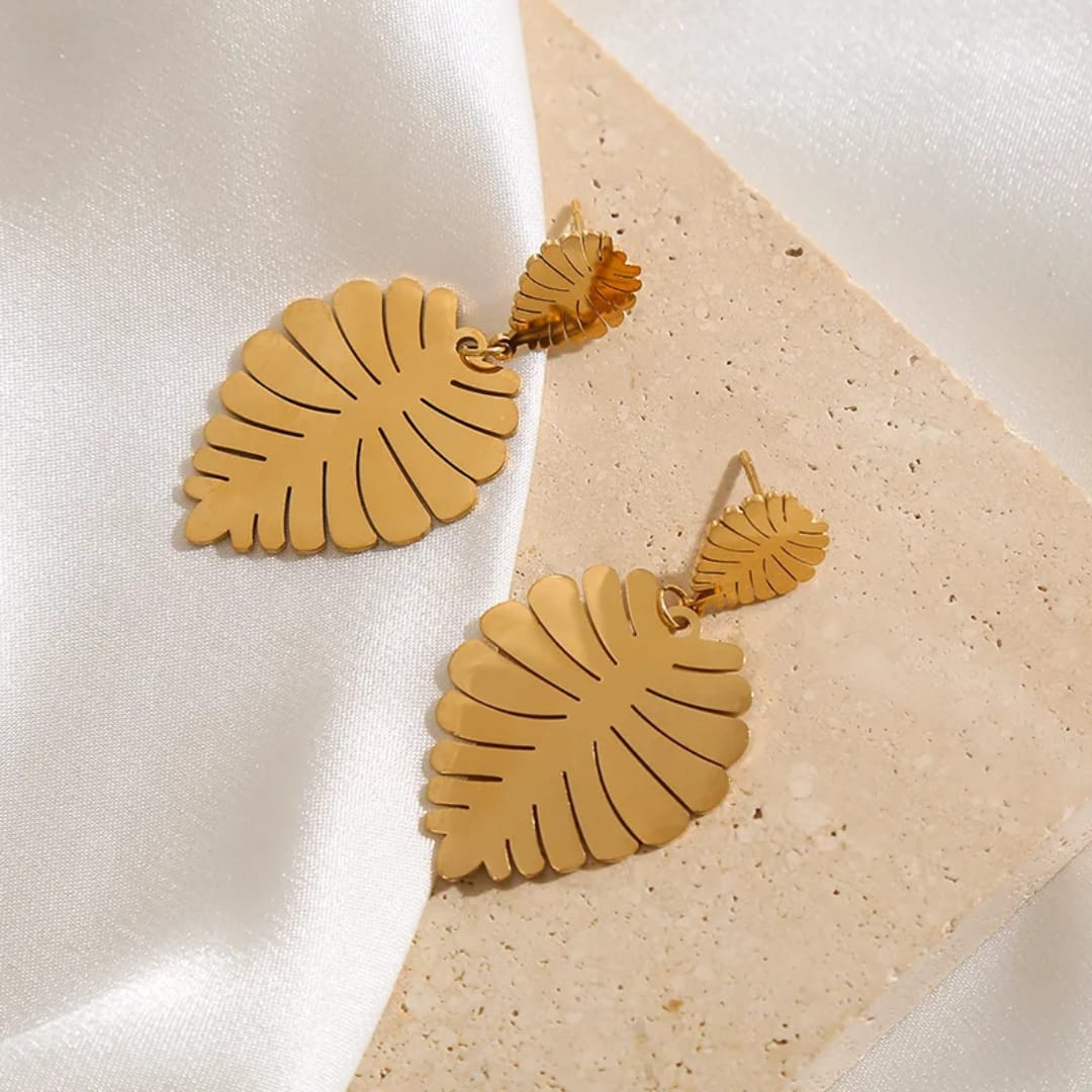Leaf Shaped Earrings
