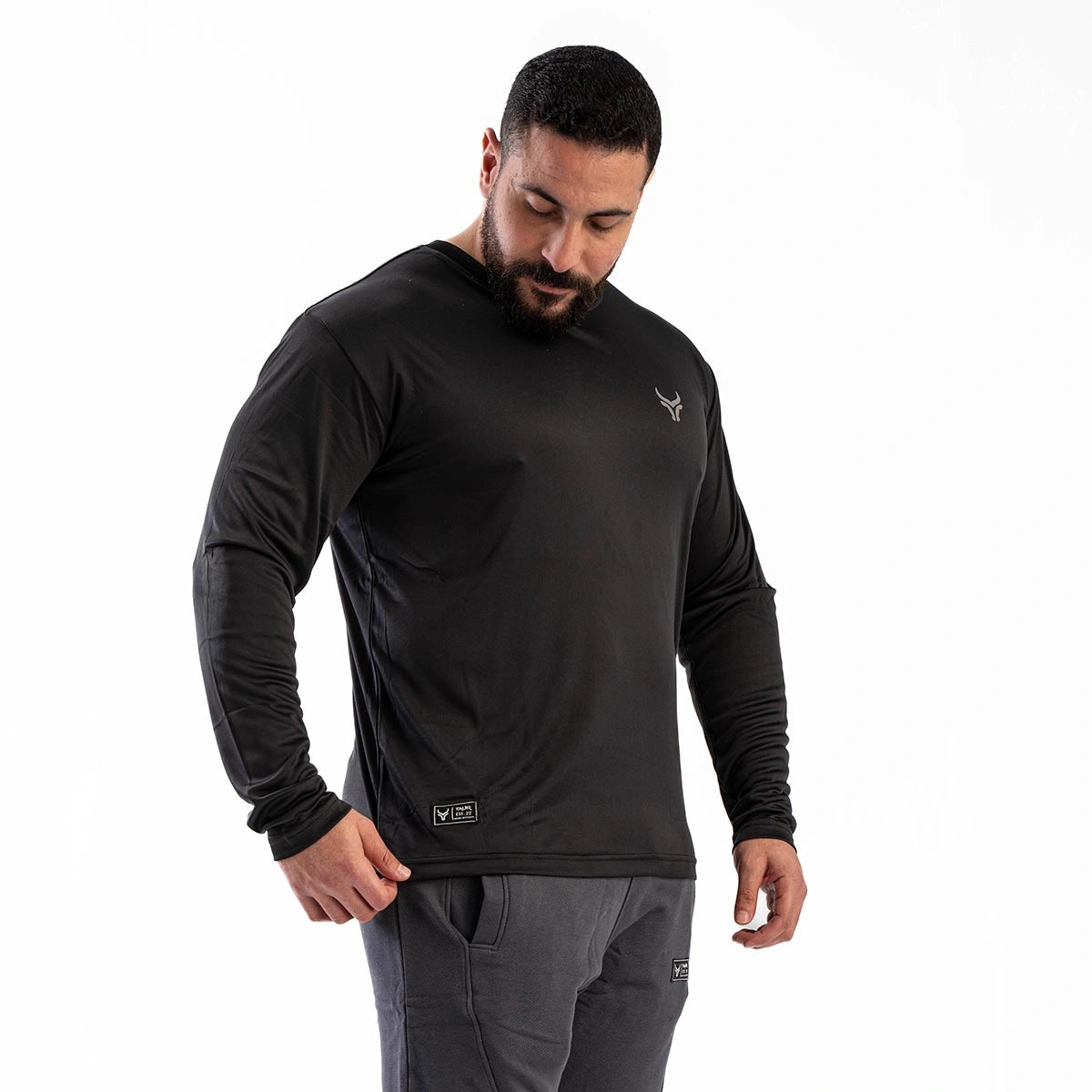 تاور - تي شيرت رياضي بأكمام طويله للرجال