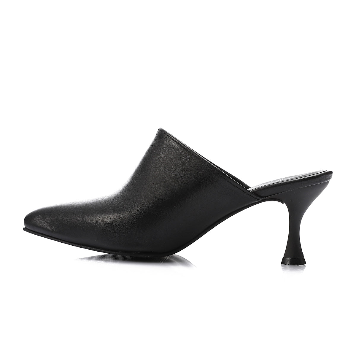 مستر جو  -  صندل أسود أنيق بكعب للنساء