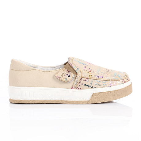 XO - أحذية جلدية ناعمة كاجوال للبنات