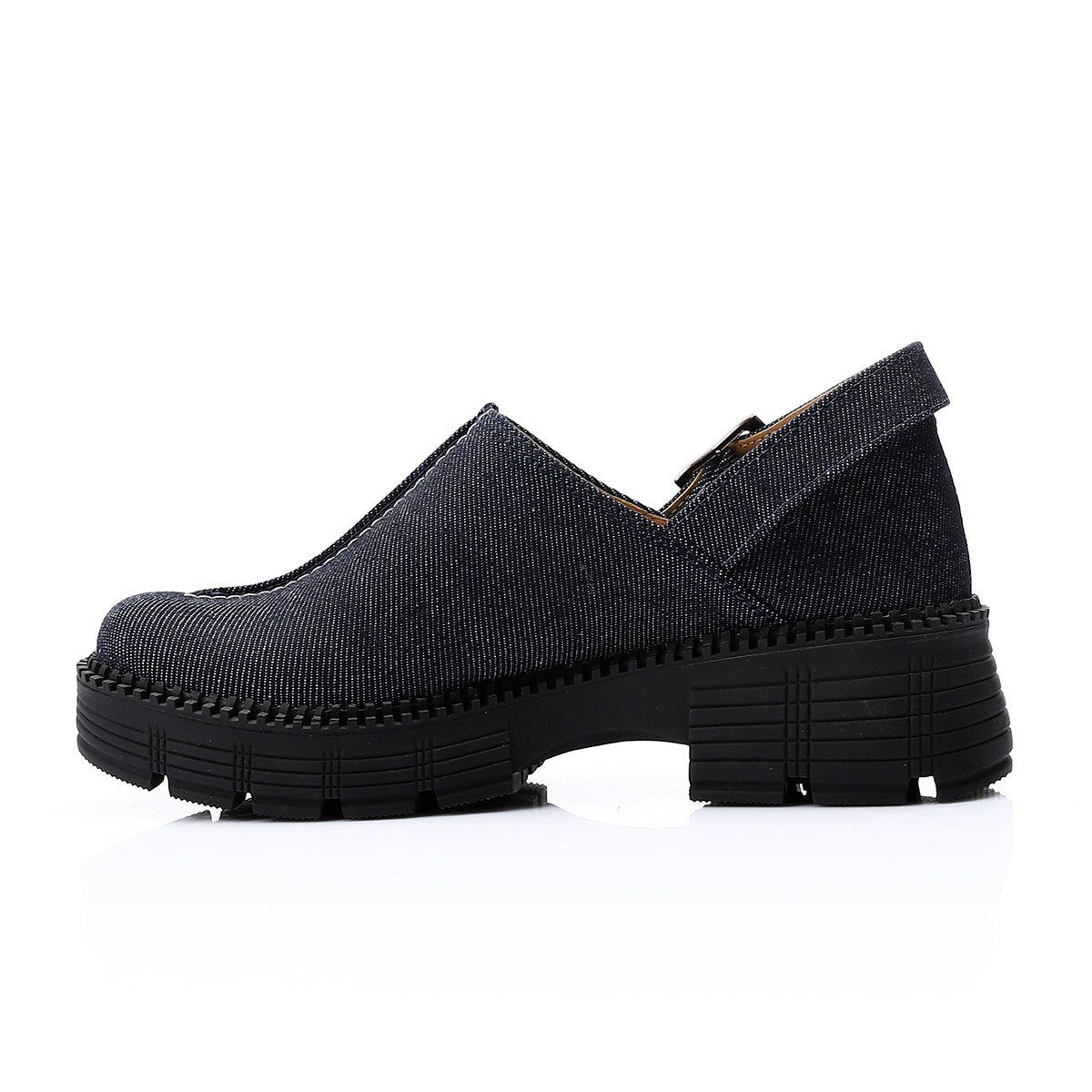 مستر جو  - صندل أنيق من الجينز الأزرق السميك