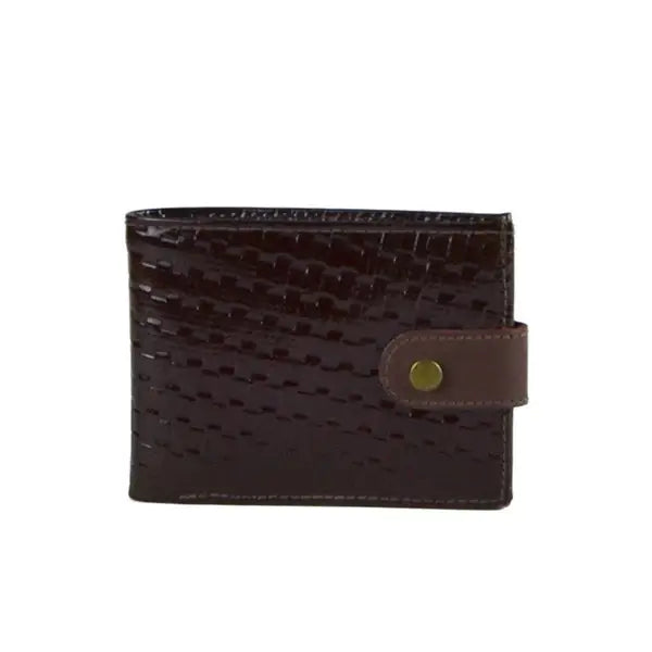 Leazus - Leather Brown wallet - S-22LOCK-BROWN