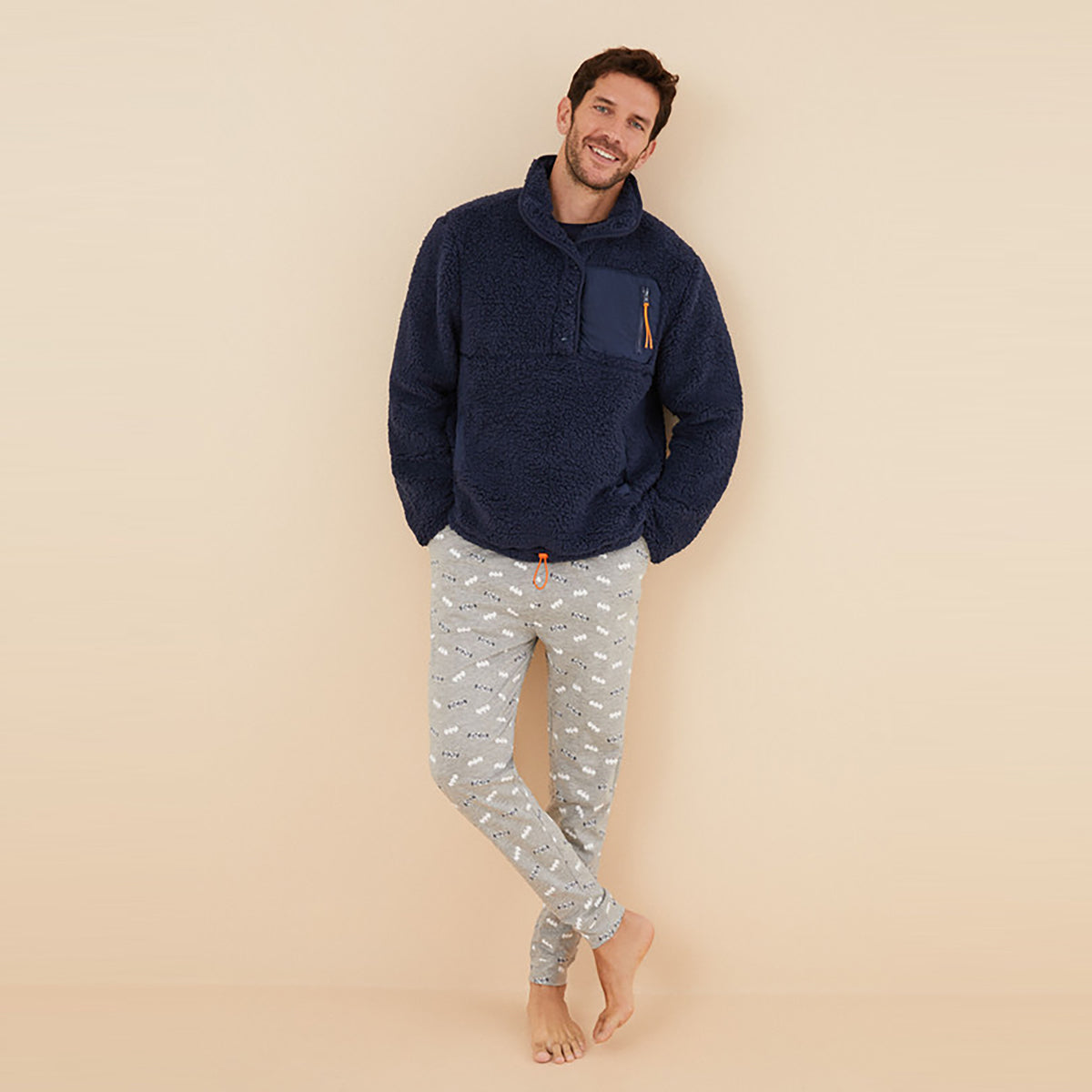 Women Secret - lambskin short robe for men - Sold by FIG