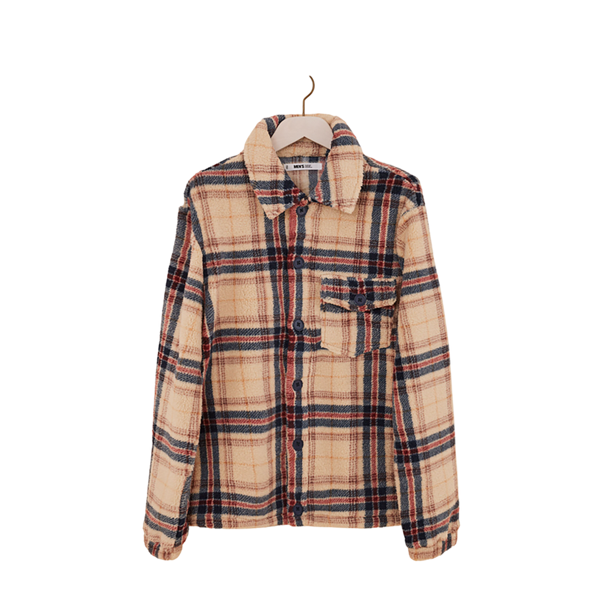 Women Secret - Plaid short shirt jacket men's robe - Sold by FIG
