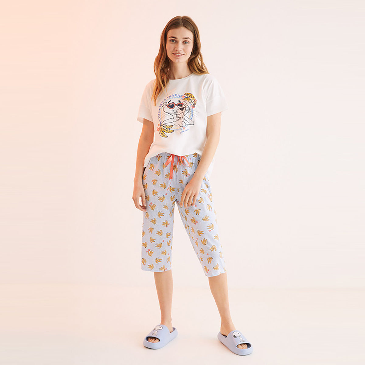 Women Secret - Pink Panther pirate bananas pajamas - Sold by FIG