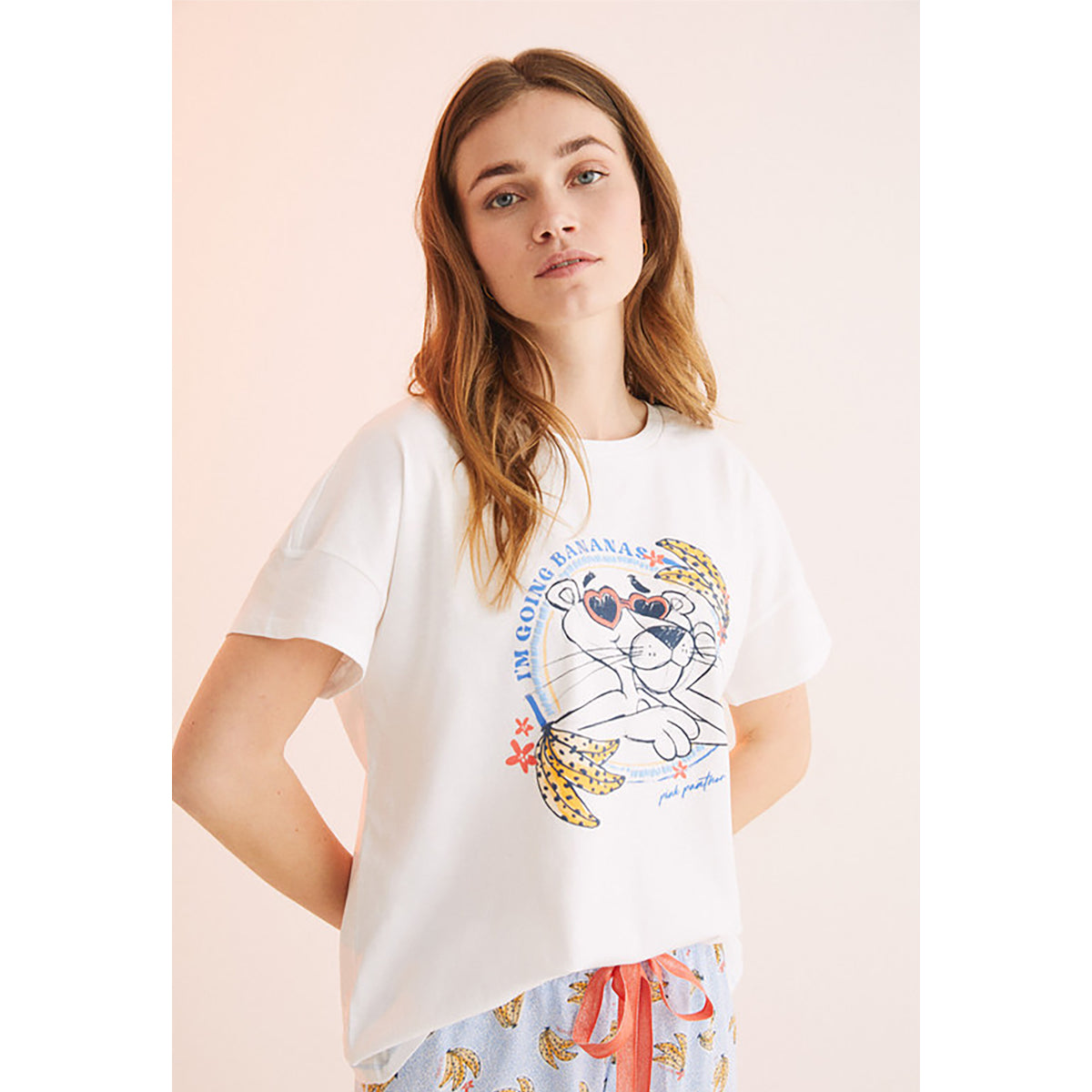 Women Secret - Pink Panther pirate bananas pajamas - Sold by FIG